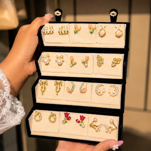 Premium Mixed Design Earrings Set